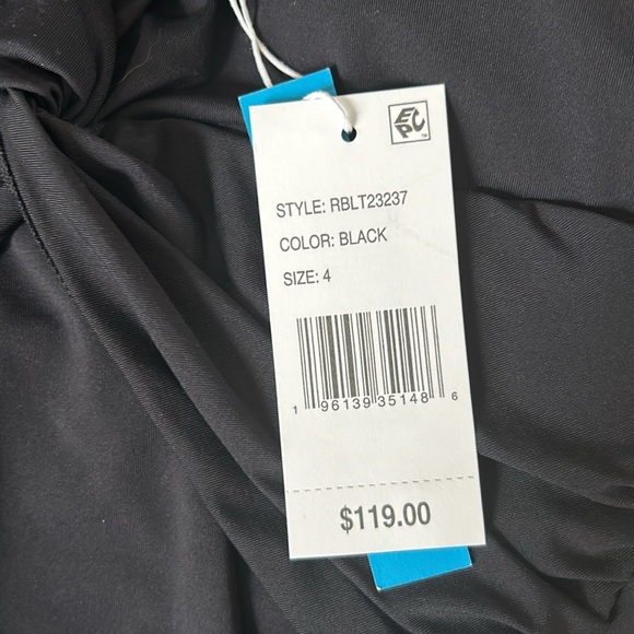 BLEU ROD BEATTIE Let's Get it Twisted Cap Sleeve One-piece Swimsuit - Picture 6 of 7